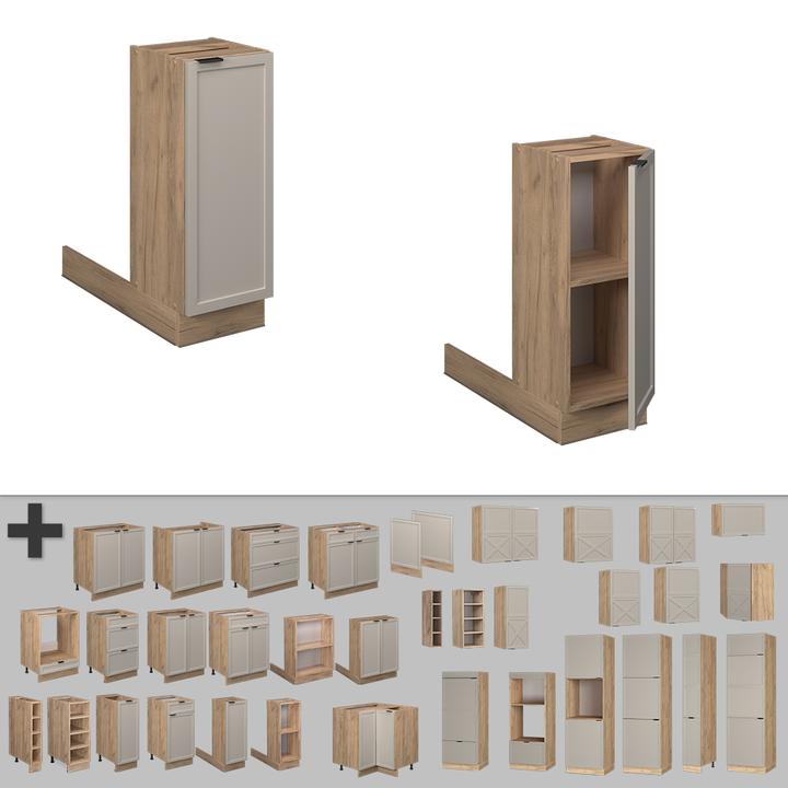 Produktbild Vicco Kücheninsel Fame-Line (70 x 70 x 82 cm)