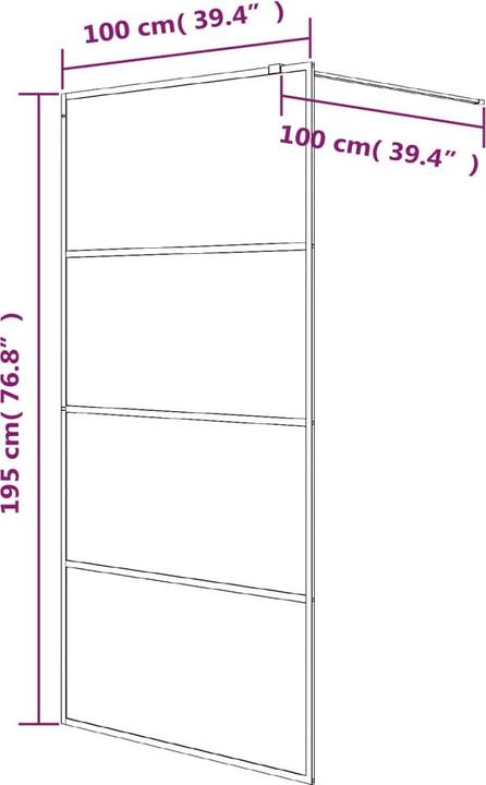 Image du produit VidaXL Jennee (100 cm, 100 cm, 195 cm)