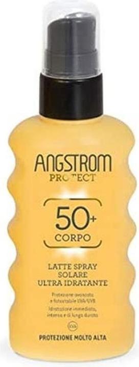 Perrigo Angstrom Protect Latte Solare Spray Ultra Idratante SPF50+ 175ml (Sonnenspray, SPF 50, 175 ml, 0.18 g)