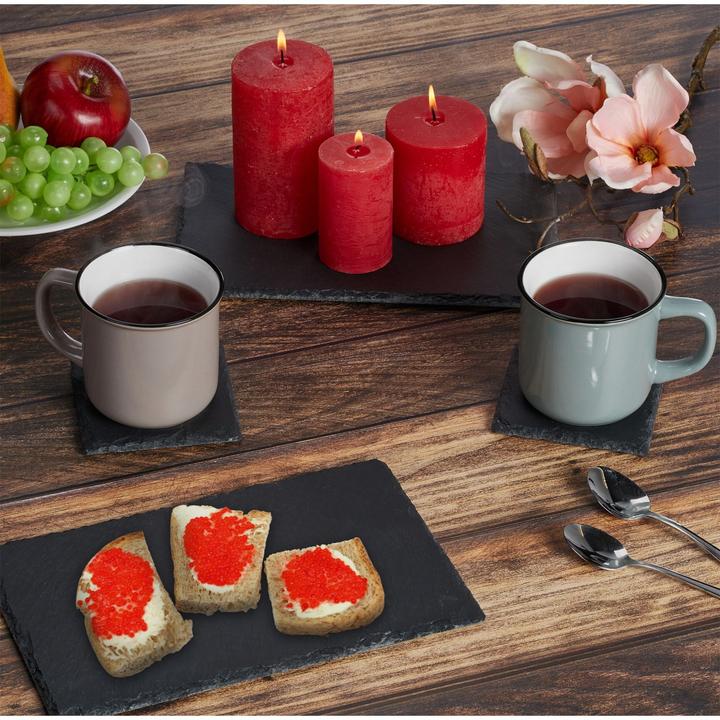 Image du produit Relaxdays Sous-verre en ardoise (20x, Dessous de verre)