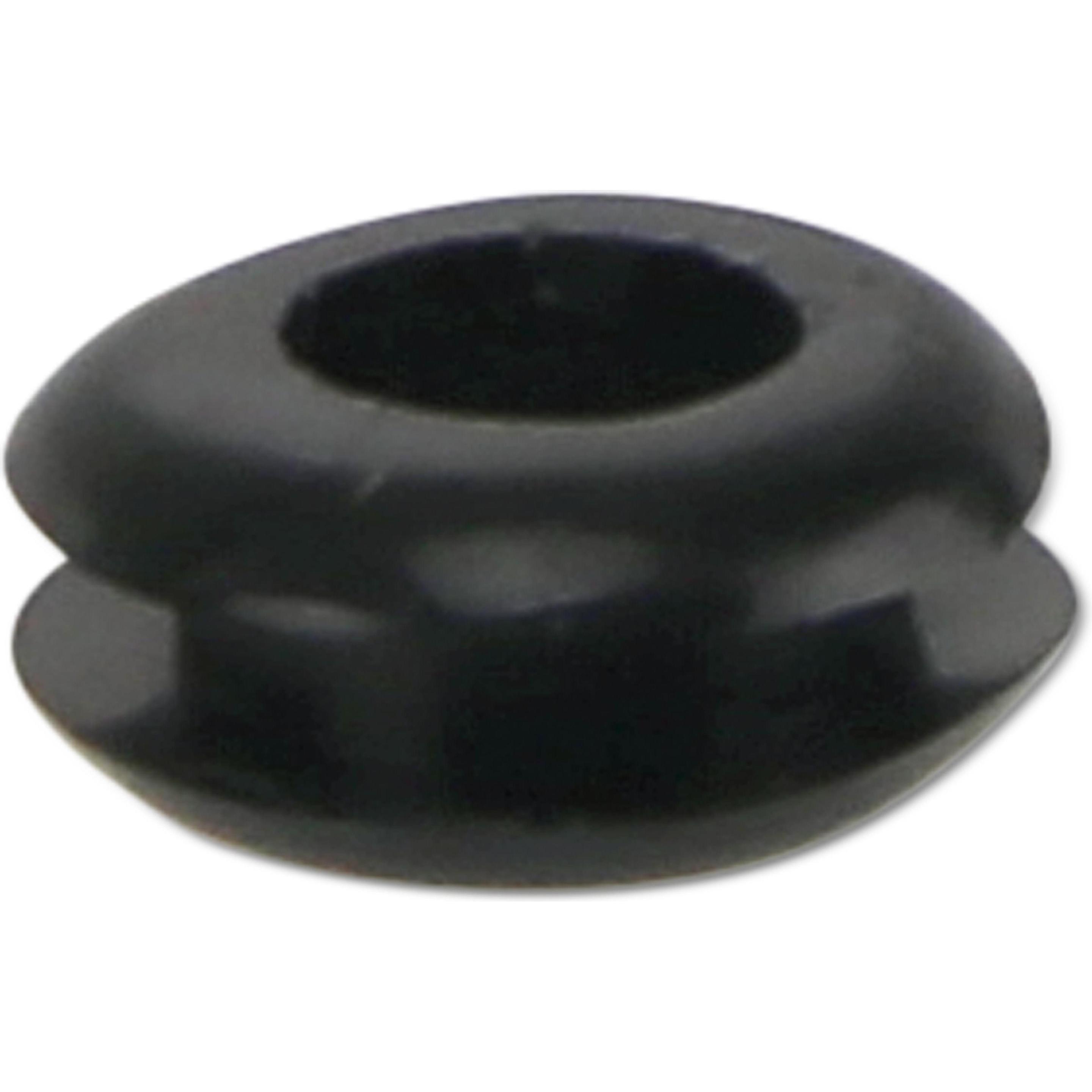 KSS, Kabelschutz + Kabelführung, Kabeldurchführungstülle PVC weich, schwarz, Plattenstärke 1,7, Loch-Ø 5, offen, 1 Stück...