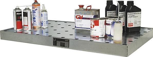 Actual product image eurokraft pro Stainless steel small container sump, with certification, 60 l, LxWxH 1850 x 600