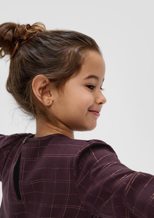 Actual product image S.Oliver Kleid Viskose-Kleid mit Volants und Glitzerdetails (110)