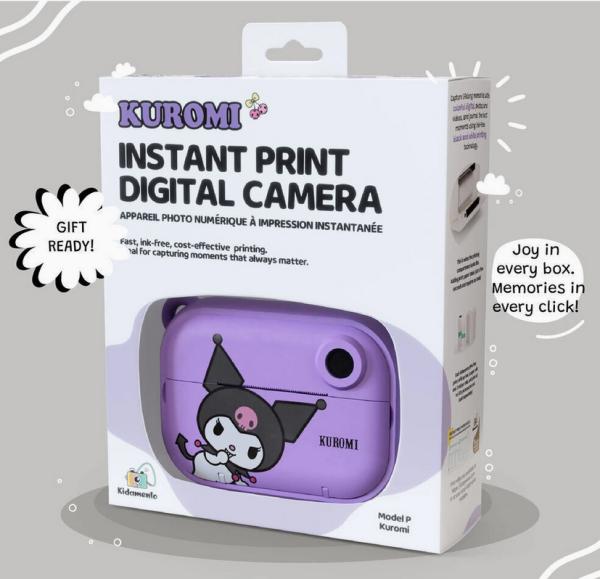 Actual product image Kidamento Sofortdruck-Digitalkamera - Kuromi