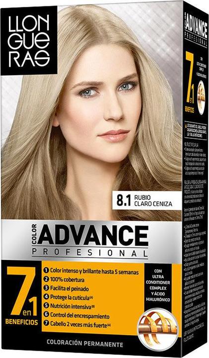 Produktbild Llongueras COLOR ADVANCE #8,1-rubio claro ceniza (8.1)