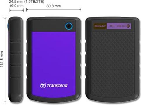 Produktbild Transcend StoreJet 25H3 (2 TB)