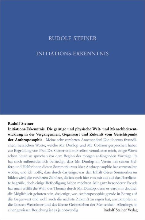 Produktbild Initiations-Erkenntnis (Deutsch, Rudolf Steiner, Rudolf Steiner Nachlassverwaltung, 2023)