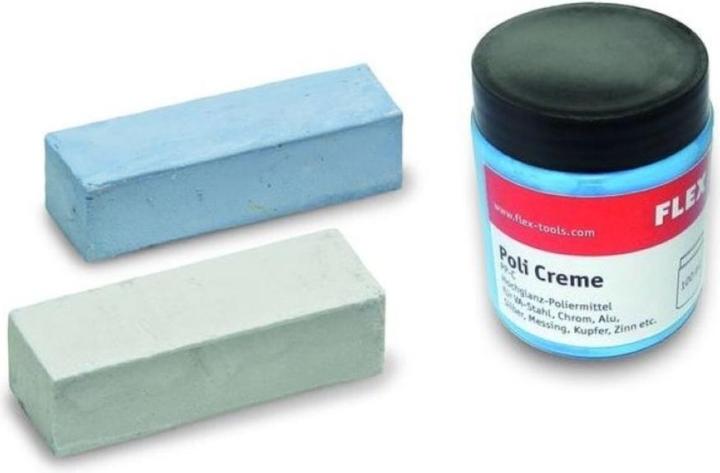 Produktbild Flex-Tools Zubehör 365041 Poli-Set mini Wit/Blauw/Creme PP-W/B/C