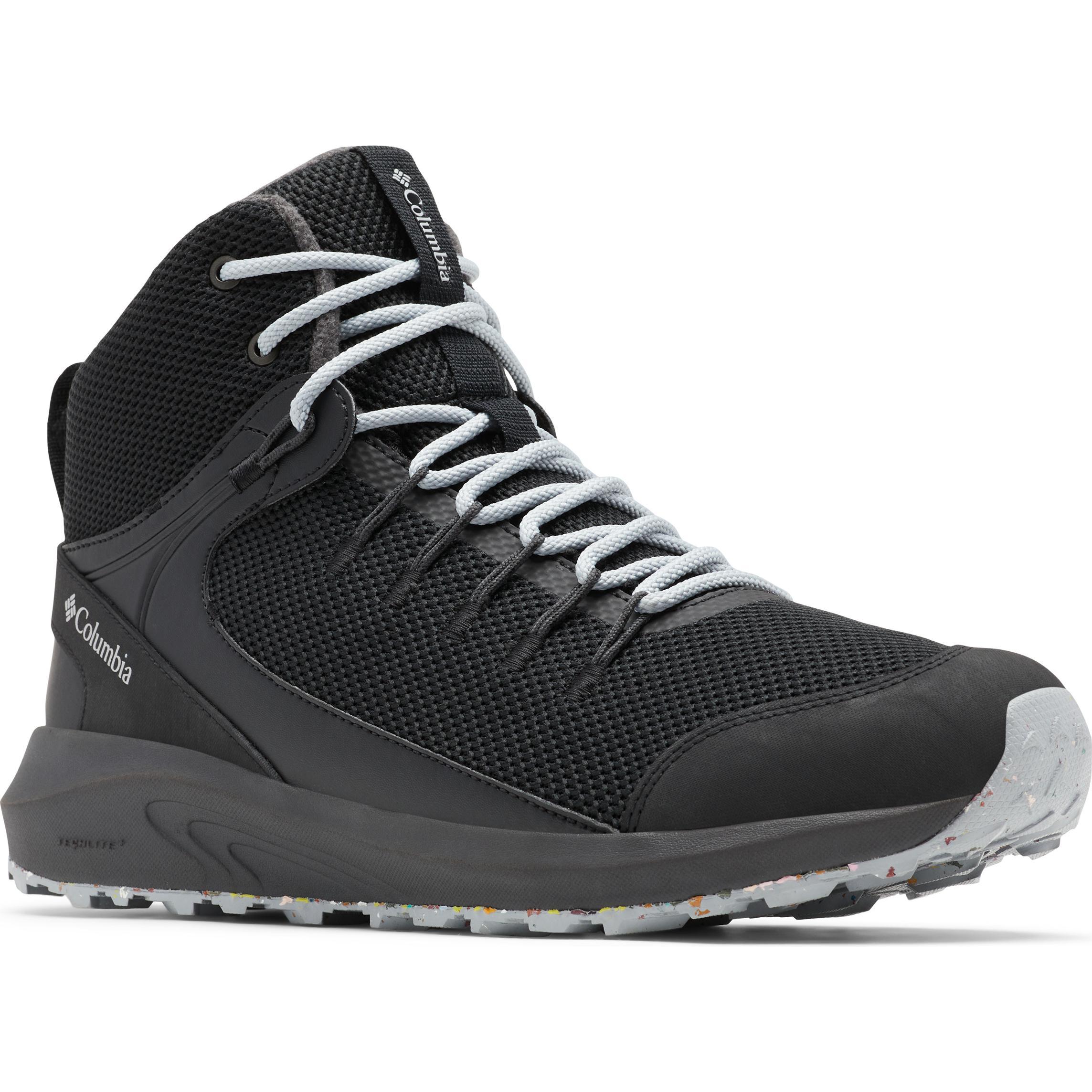 Columbia, Uomini, Scarpe da escursionismo, Trailstorm Mid Waterproof Omni Heat (44), Nero