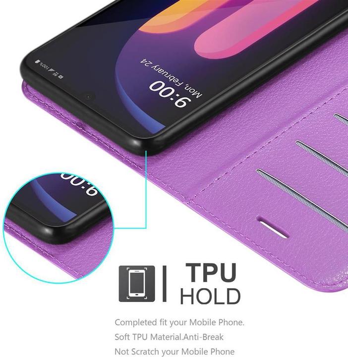 Actual product image Cadorabo Book with stand function cover (LG V60 ThinQ 5G)