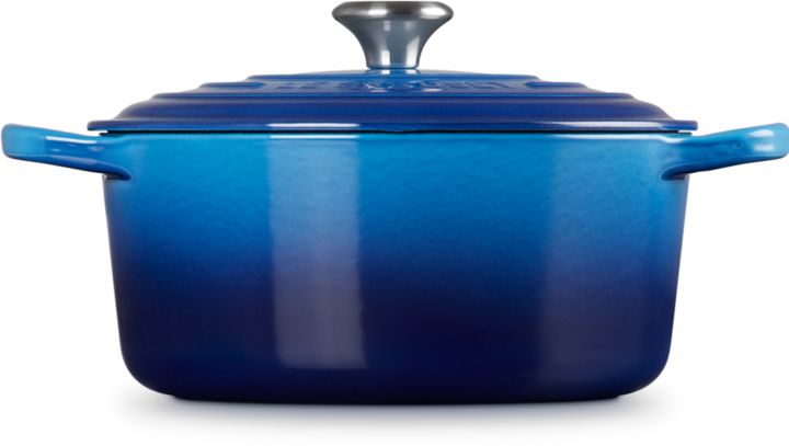 Produktbild Le Creuset Azure (22 cm, Bräter + Schmortopf, Gusseisen, Emaille)