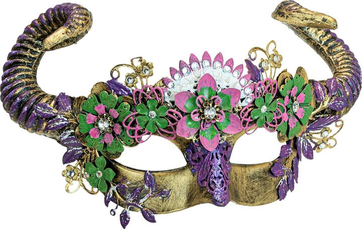 Image du produit Widmann Masque de théâtre Bélier avec fleurs