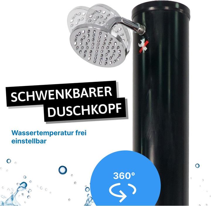 Produktbild Dönges Solardusche 35L schwarz