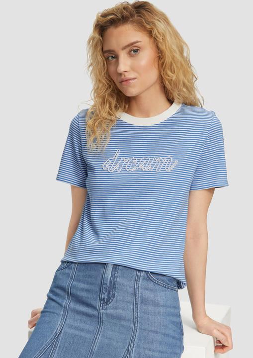 Produktbild S.Oliver T-Shirt Streifenshirt mit Schmuckperlen (38)