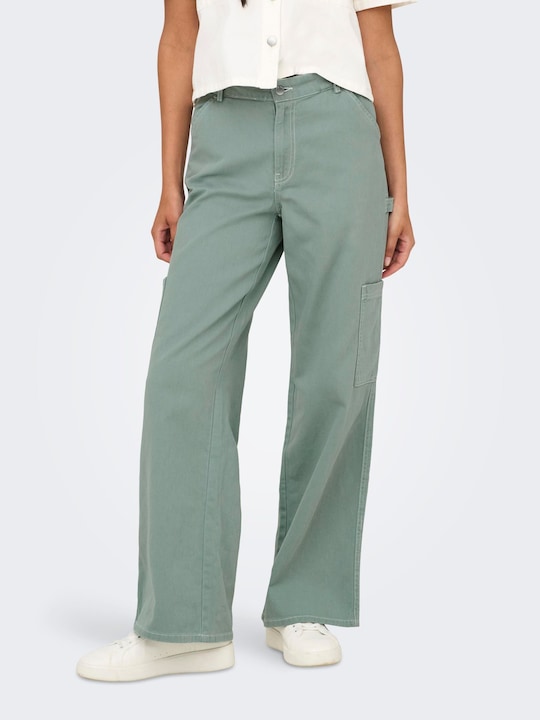 Actual product image JdY Wide leg cut High waist trousers Cargo trousers (XL)