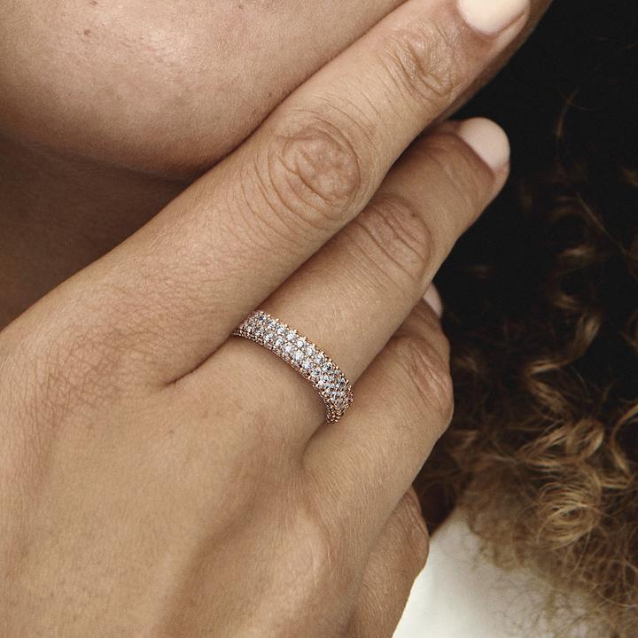 Immagine prodotto Pandora Anello Pavé a doppia fila senza tempo (54)