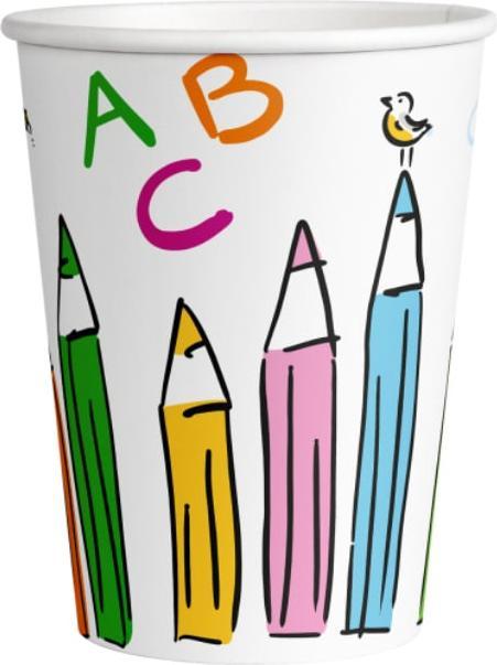 Amscan Paper Cups School Start 250ml 8pcs (8x)