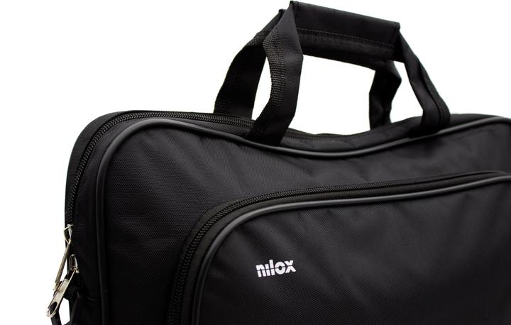 Actual product image Nilox NXMOS4156BK laptop bag 39.6 cm (15.6') Briefcase Black (15.60")