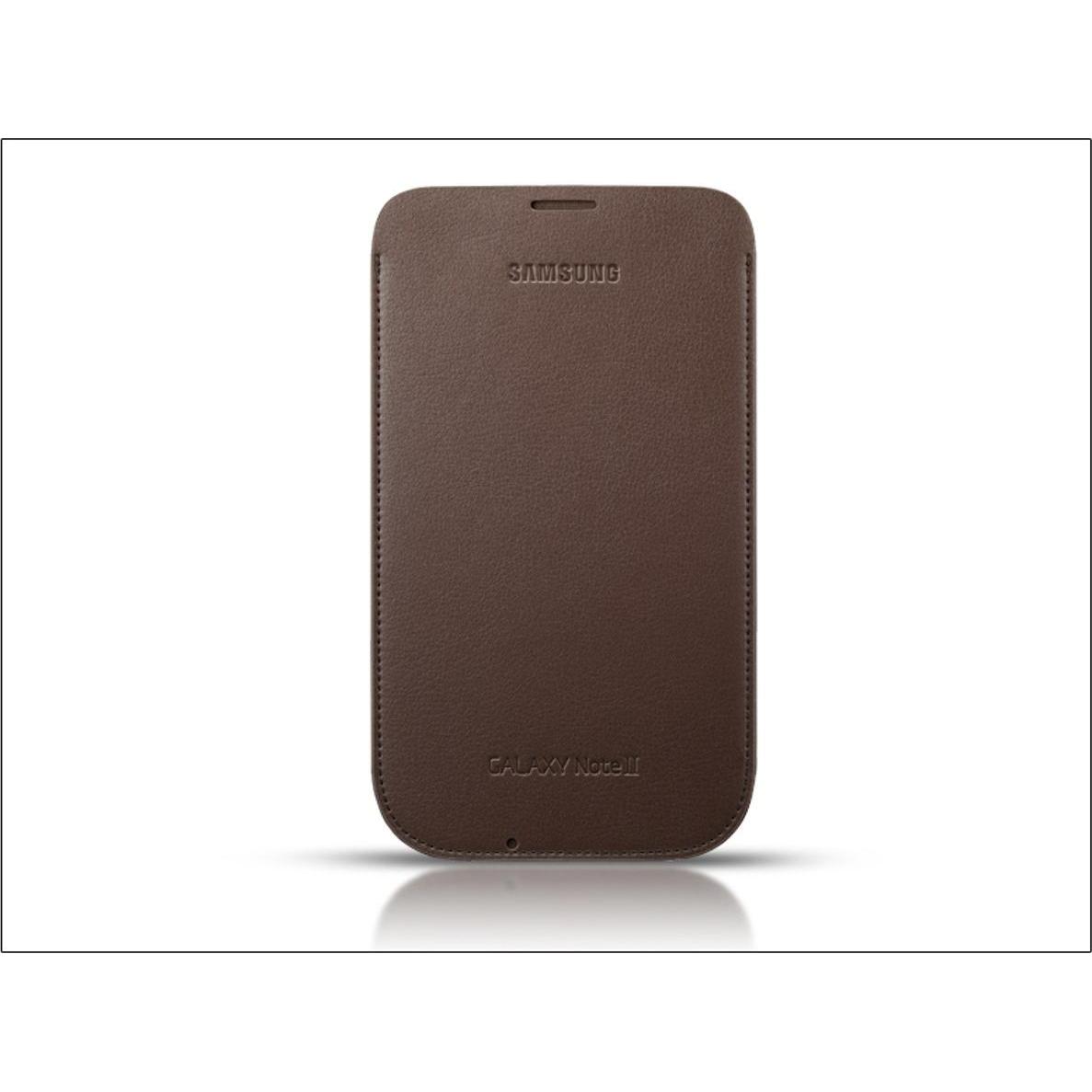 Samsung Efc-1j9lb (Samsung Galaxy Note 2), Smartphone Hülle, Braun