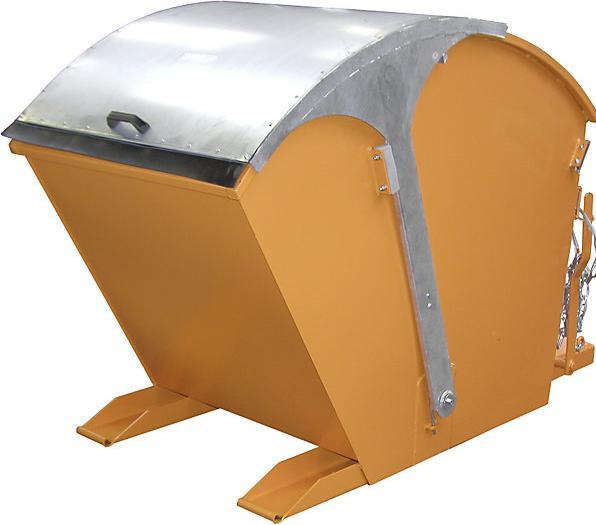 Produktbild eurokraft pro Kippbehälter mit Runddeckel (1000 l)