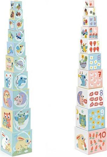 Produktbild Djeco BabyBloki Pyramide (10 Würfel)