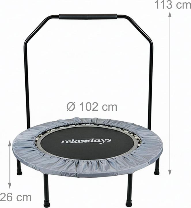 Actual product image Relaxdays minitramp (102 cm)