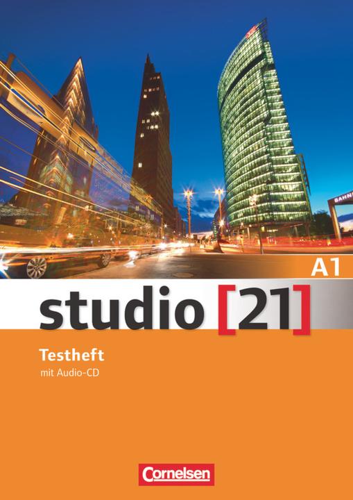 Produktbild studio 21 A1. Gesamtband. Testheft mit Audio-CD (Deutsch, 2013)