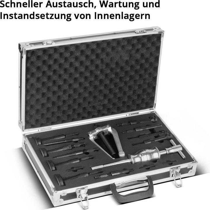 Actual product image Stahlwerk Base hole inner bearing puller set