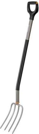 Fiskars Ergonomic garden fork (with flat tines)