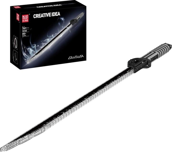 Actual product image Mould King Technik: Dunkelschwert Darksaber mit Beleuchtung