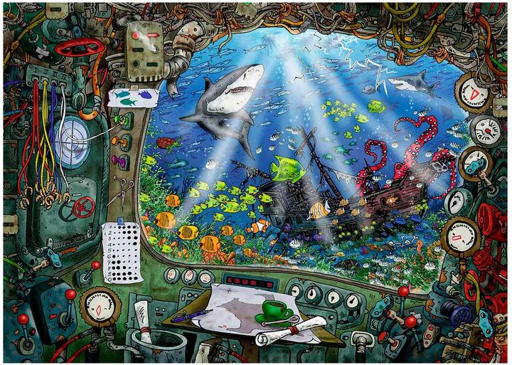 Actual product image Ravensburger Escape Room - The Submarine (759 pieces)