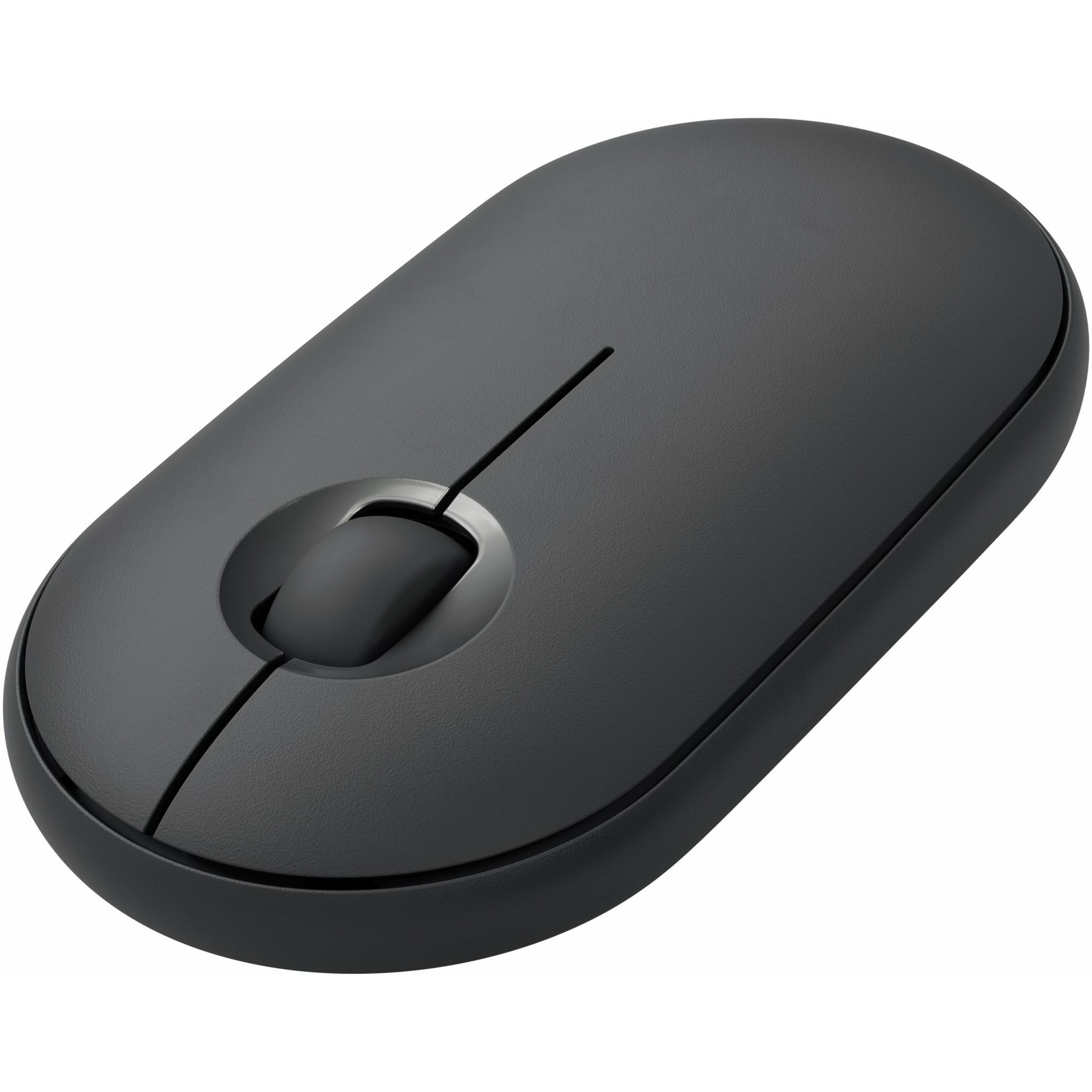 Logitech Ciottolo M350 (Senza fili), Mouse, Grigio, Nero