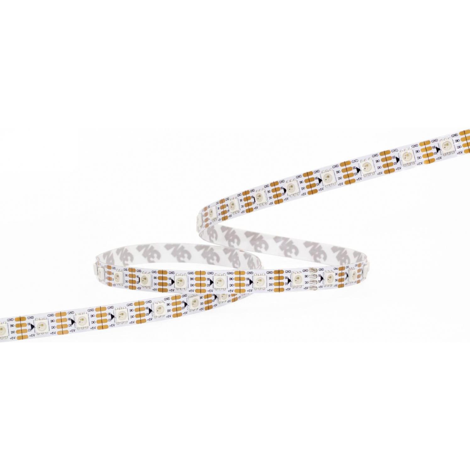 Synergy 21, LED Streifen, LED Flex Strip 60 RGB pixel DC5V WS2813B IP20 (RGB, 500 cm, Indoor)