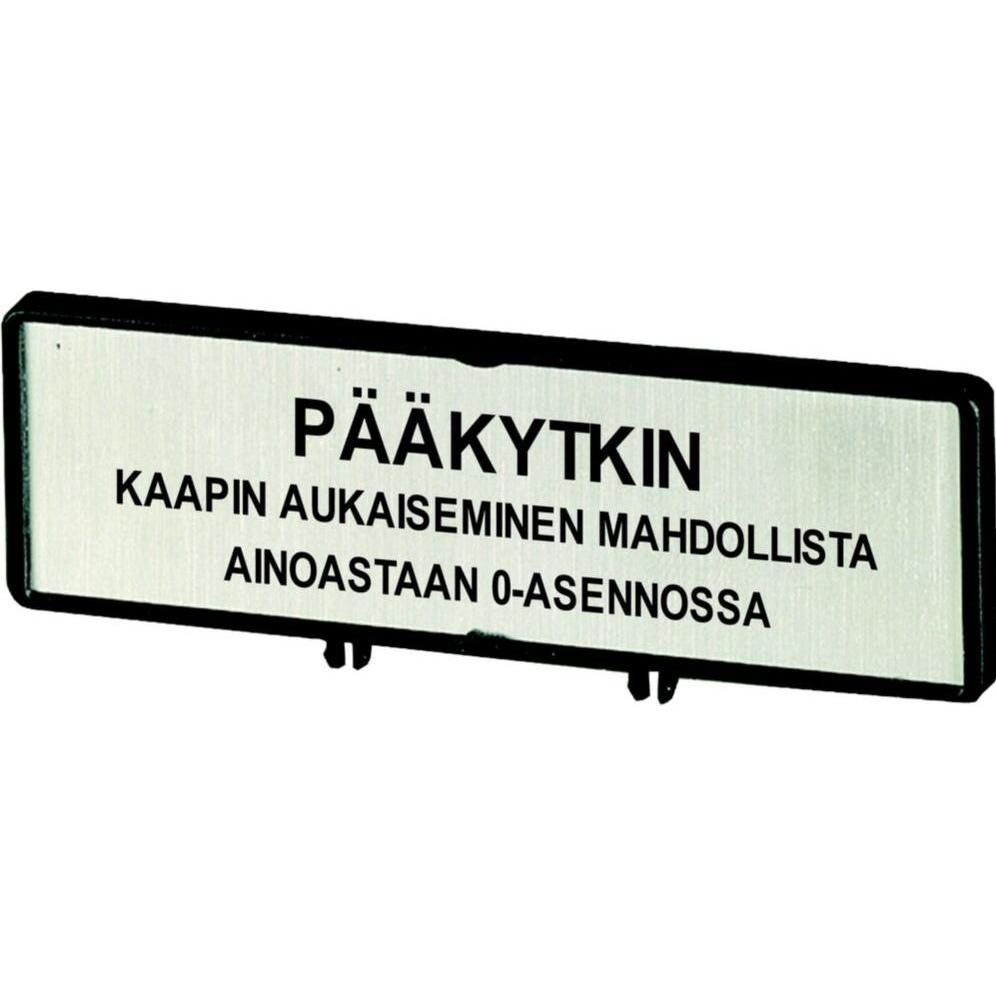 Eaton, Systemstromversorgung, Träger mit Schild, verwendbar für T5, 205554