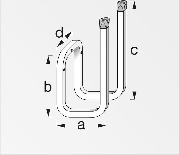 Actual product image Alfer Boot holder steel