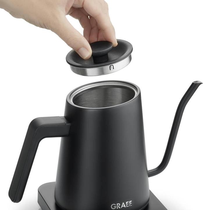 Actual product image Graef GK502EU Kettle Overheat protection Black (matt) (0.90 l)