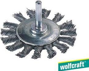 Produktbild wolfcraft 1 Stahldraht-Scheibenb. S=6-kt. ø75x15mm