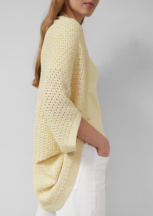 Produktbild s.Oliver Leichter Strick-Poncho aus Baumwollmix in O-Shape (One Size)