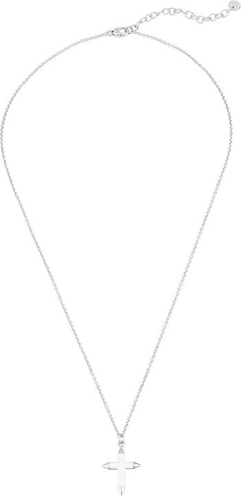 Produktbild Glanzstücke München Damen Kreuz Sterling Silber Silber 40,0 cm Basiskette + 5,0 cm Verlängerung - 33816 (Sterling Silber rhodiniert, 40 - 45 cm)