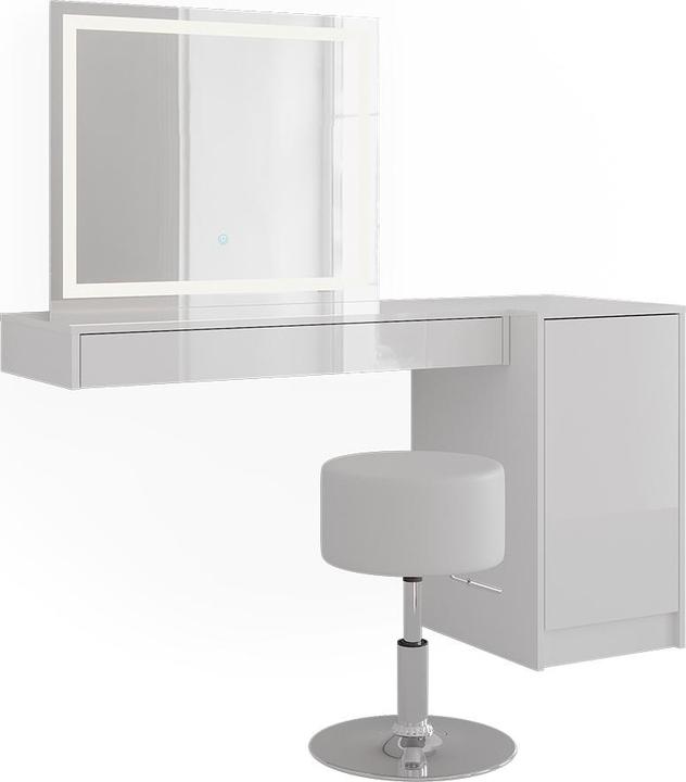 Produktbild Vicco Schminktisch Sherry, Weiss, 100 cm 4 Teile (100 x 40.10 x 65 cm)