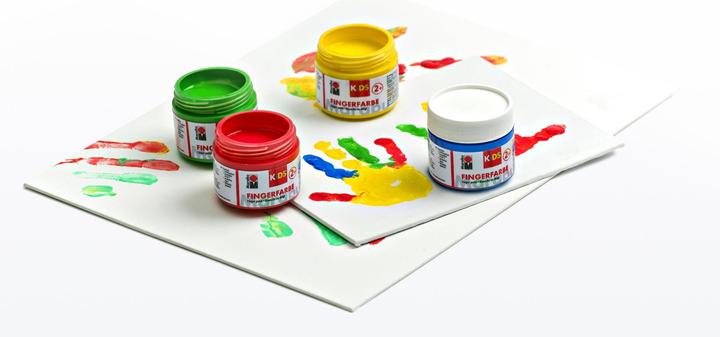 Actual product image Marabu Finger paint (Yellow, Red, Blue, Green, 100 ml)