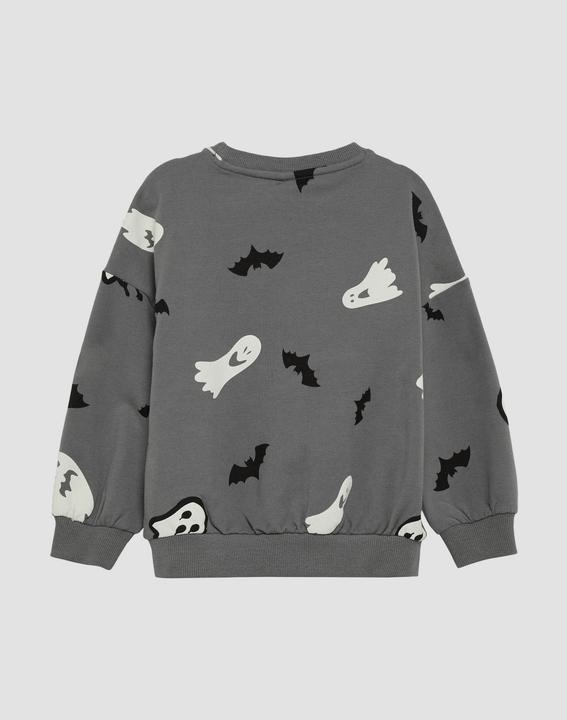 Produktbild s.Oliver Sweatshirt Unisex Sweatshirt mit Halloween-Print (104, 110)