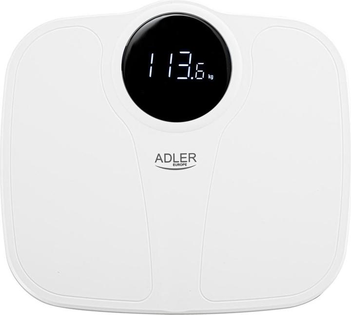 Actual product image Adler bathroom scales Electronic bathroom scales AD 8172 up to 180 kg - white (180 kg)