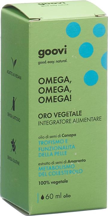 Goovi OMEGA OMEGA OMEGA 3-6-9 Pflanzengold italienisch liq (1 Stück, Flüssigkeit, 133 g)