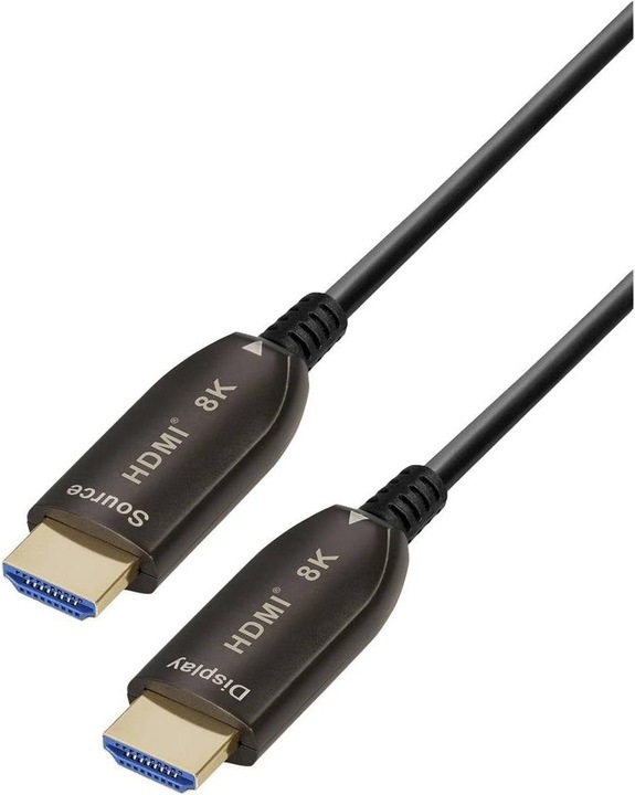 Transmedia HDMI fiber optic cable (HDMI 2.1, 8k@60Hz, eARC)