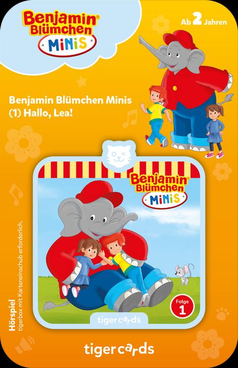 Actual product image Tigermedia Tigercard- Benjamin Blümchen Minis (1): Hello, Lea! (German)