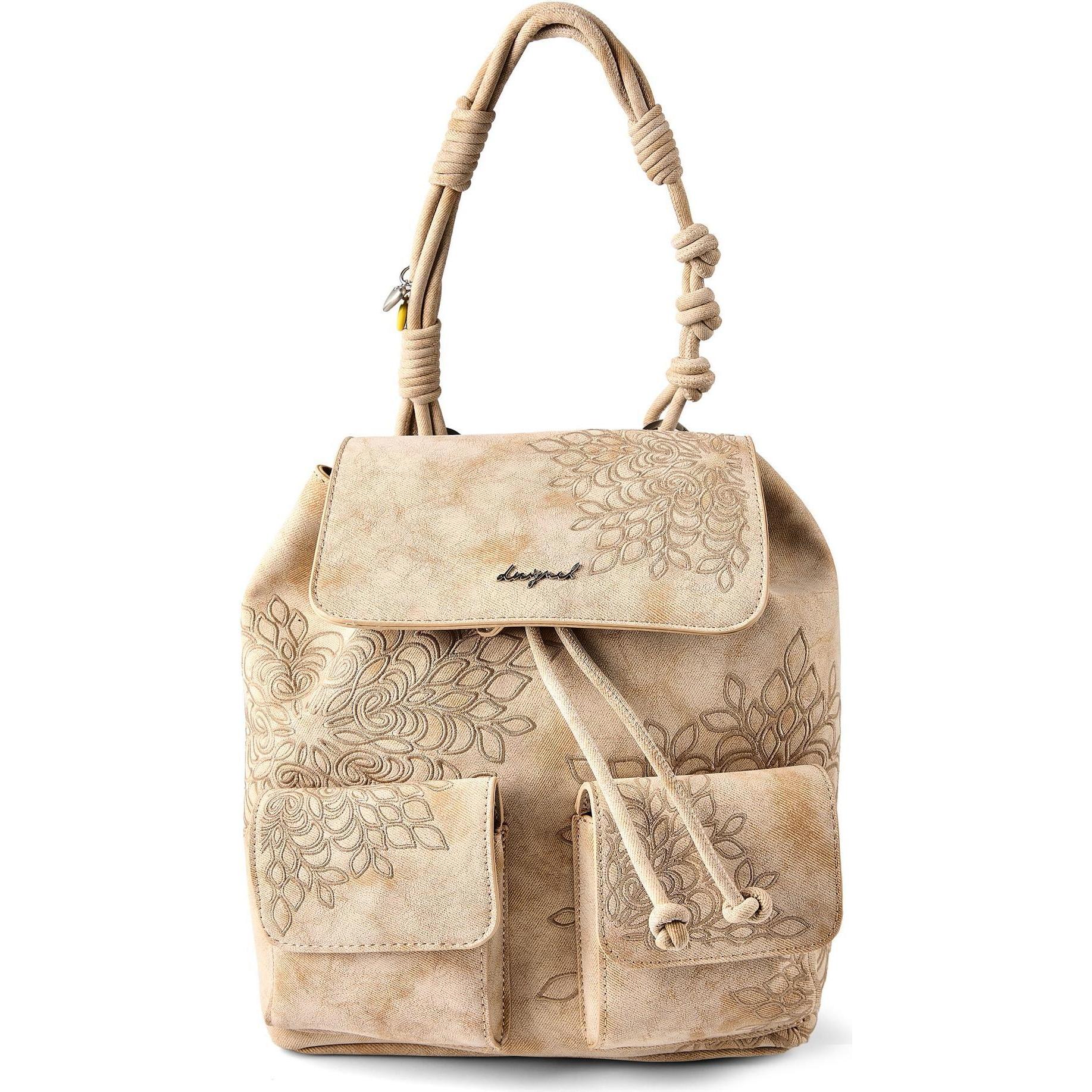 Desigual Donna Beige Zaino, (6 L)