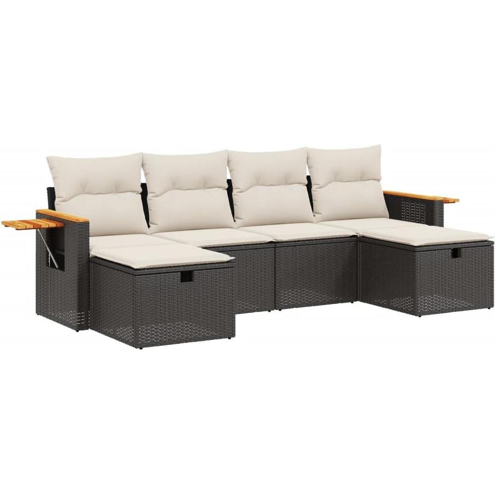 VidaXL, Gartenlounge, 10-tlg. Garten-Lounge-Set mit Kissen