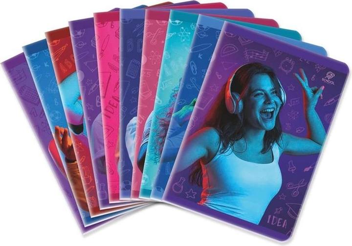 Elanders Carnet de notes A5/32K quadrillé Young & Singing (10 pièces) (A5, Quadrillé, Couverture rigide)