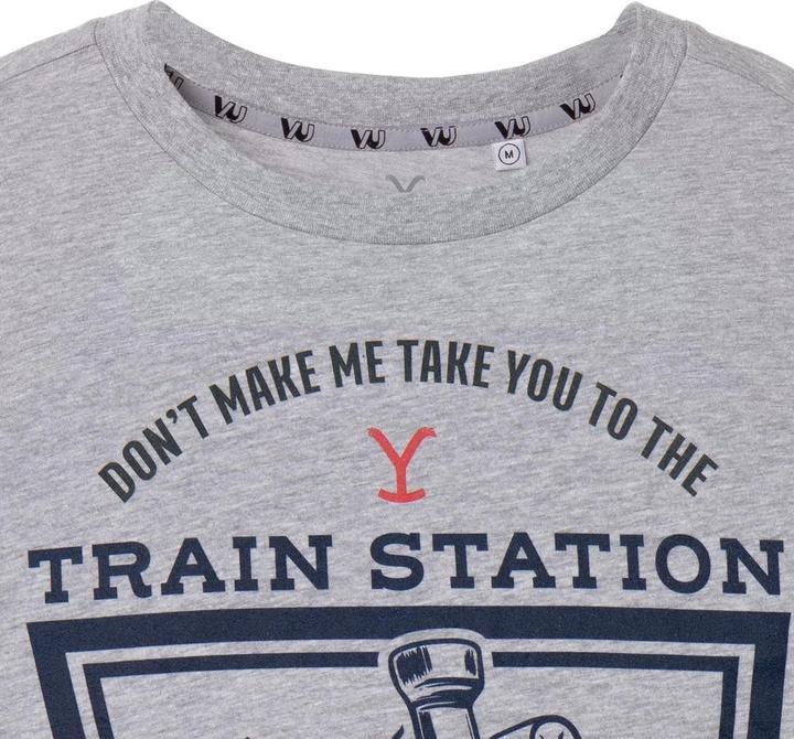 Produktbild Yellowstone Bahnhof TShirt mit kurzen Ärmeln (XL)